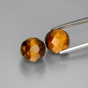 Achetez naturel ct marron tiger's eye gems, sphère / boule, en provenance thaïlande chez gemselect. en stock, livraison internationale!