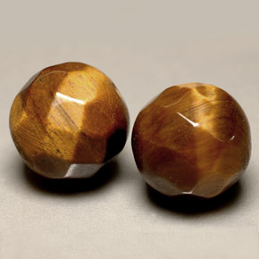Achetez naturel ct marron tiger's eye gems, sphère / boule, en provenance thaïlande chez gemselect. en stock, livraison internationale!