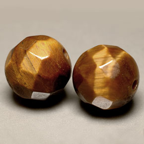 Achetez naturel ct marron tiger's eye gems, sphère / boule, en provenance thaïlande chez gemselect. en stock, livraison internationale!