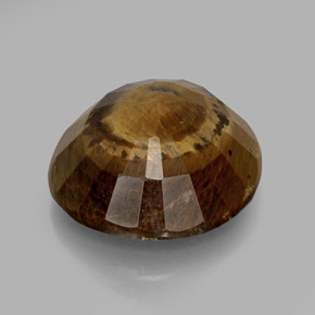 Tiger's eye marron naturelle coupe ovale, 20,85 ct, opaque