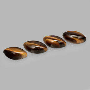 Achetez naturel ct marron tiger's eye gems, marquise, en provenance namibie chez gemselect. en stock, livraison internationale!
