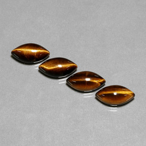 Achetez naturel ct marron tiger's eye gems, marquise, en provenance namibie chez gemselect. en stock, livraison internationale!