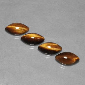 Achetez naturel ct marron tiger's eye gems, marquise, en provenance namibie chez gemselect. en stock, livraison internationale!