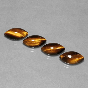 Achetez naturel ct marron tiger's eye gems, marquise, en provenance namibie chez gemselect. en stock, livraison internationale!