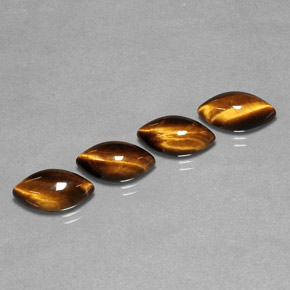 Achetez naturel ct marron tiger's eye gems, marquise, en provenance namibie chez gemselect. en stock, livraison internationale!