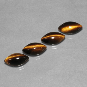Achetez naturel ct Or Brun Oeil de Tigre gems, Marquise, En provenance Namibie chez GemSelect. En stock, livraison internationale!
