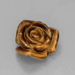 Tiger's eye multicolore naturelle forme fantaisie, 12,32 ct, opaque