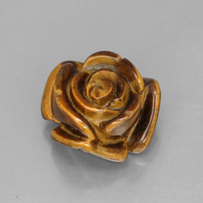 Tiger's eye multicolore naturelle forme fantaisie, 12,41 ct, opaque