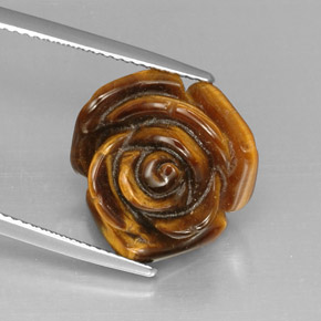Tiger's eye multicolore naturelle forme fantaisie, 11,35 ct, opaque