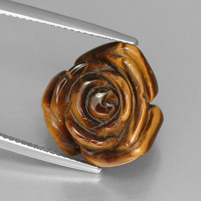 Tiger's eye multicolore naturelle forme fantaisie, 13,03 ct, opaque