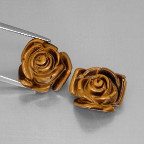 Achetez naturel ct marron tiger's eye gems, forme fantaisie, en provenance thaïlande chez gemselect. en stock, livraison internationale!