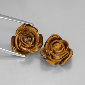 Achetez naturel ct marron tiger's eye gems, forme fantaisie, en provenance thaïlande chez gemselect. en stock, livraison internationale!