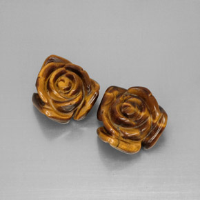 Achetez naturel ct Or Brun Oeil de Tigre gems, Forme fantaisie, En provenance Thaïlande chez GemSelect. En stock, livraison internationale!