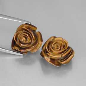 Achetez naturel ct marron tiger's eye gems, forme fantaisie, en provenance thaïlande chez gemselect. en stock, livraison internationale!