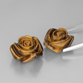 Achetez naturel ct marron tiger's eye gems, forme fantaisie, en provenance thaïlande chez gemselect. en stock, livraison internationale!