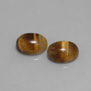 Achetez naturel ct marron tiger's eye gems, coupe ovale, en provenance thaïlande chez gemselect. en stock, livraison internationale!