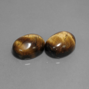 Achetez naturel ct Or Brun Oeil de Tigre gems, Coupe ovale, En provenance Thaïlande chez GemSelect. En stock, livraison internationale!