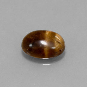 Oeil de Tigre Or Brun naturelle Coupe ovale, 1.60 ct, Opaque