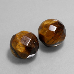 Achetez naturel ct marron tiger's eye gems, sphère / boule, en provenance thaïlande chez gemselect. en stock, livraison internationale!