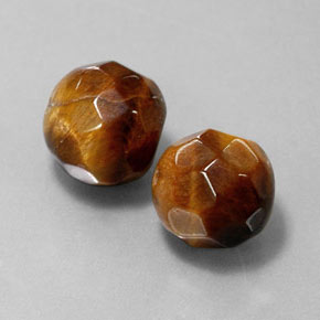 Achetez naturel ct Or Brun Oeil de Tigre gems, Sphère / Boule, En provenance Thaïlande chez GemSelect. En stock, livraison internationale!