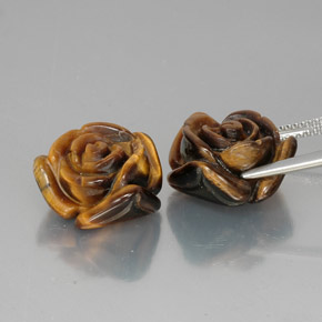 Achetez naturel ct marron tiger's eye gems, forme fantaisie, en provenance thaïlande chez gemselect. en stock, livraison internationale!