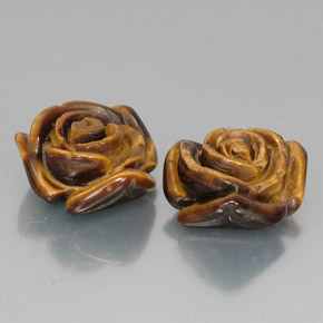 Achetez naturel ct Or Brun Oeil de Tigre gems, Forme fantaisie, En provenance Thaïlande chez GemSelect. En stock, livraison internationale!