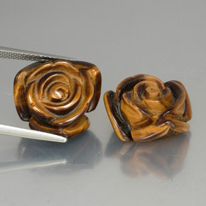 Achetez naturel ct marron tiger's eye gems, forme fantaisie, en provenance thaïlande chez gemselect. en stock, livraison internationale!