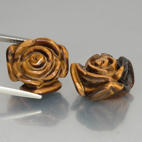 Achetez naturel ct marron tiger's eye gems, forme fantaisie, en provenance thaïlande chez gemselect. en stock, livraison internationale!