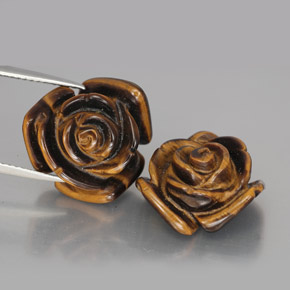 Achetez naturel ct marron tiger's eye gems, forme fantaisie, en provenance thaïlande chez gemselect. en stock, livraison internationale!