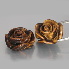 Achetez naturel ct Or Brun Oeil de Tigre gems, Forme fantaisie, En provenance Thaïlande chez GemSelect. En stock, livraison internationale!