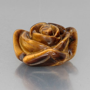 Tiger's eye marron naturelle forme fantaisie, 10,53 ct, opaque