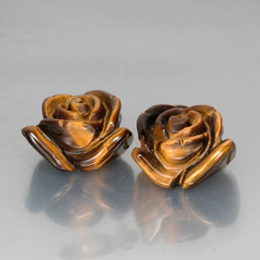 Achetez naturel ct marron tiger's eye gems, forme fantaisie, en provenance thaïlande chez gemselect. en stock, livraison internationale!