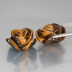 Achetez naturel ct marron tiger's eye gems, forme fantaisie, en provenance thaïlande chez gemselect. en stock, livraison internationale!
