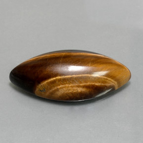 Tiger's eye marron naturelle marquise, 12,99 ct, opaque