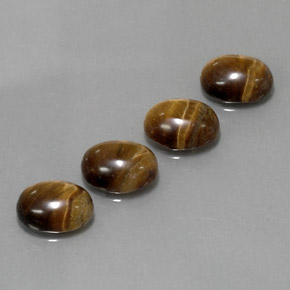 Achetez naturel ct Or Brun Oeil de Tigre gems, Coupe ovale, En provenance Thaïlande chez GemSelect. En stock, livraison internationale!