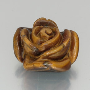 Tiger's eye marron naturelle forme fantaisie, 12,16 ct, opaque