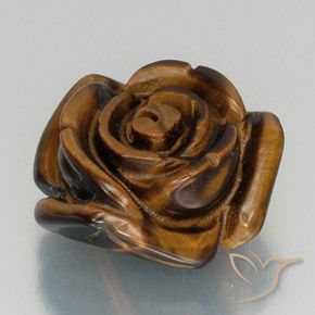 Œil de tigre Brun moyen-foncé naturelle Fantaisie, 12.11 ct, Opaque