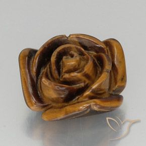 Œil de tigre Brun moyen naturelle Fantaisie, 11.36 ct, Opaque