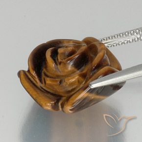 Œil de tigre Brun doré naturelle Fantaisie, 11.12 ct, Opaque