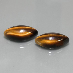 Achetez naturel ct marron tiger's eye gems, marquise, en provenance thaïlande chez gemselect. en stock, livraison internationale!