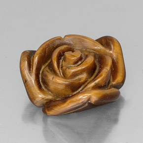 Tiger's eye marron naturelle forme fantaisie, 10,20 ct, opaque