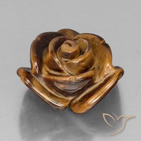 Œil de tigre Caramel brun naturelle Fantaisie, 11.30 ct, Opaque
