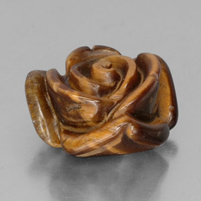 Oeil de Tigre Brun rougeâtre naturelle Forme fantaisie, 12.11 ct, Opaque