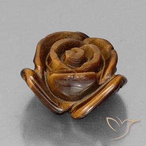 Œil de tigre Brun rougeâtre naturelle Fantaisie, 11.38 ct, Opaque