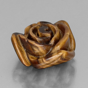 Tiger's eye marron naturelle forme fantaisie, 11,61 ct, opaque
