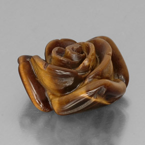 Tiger's eye marron naturelle forme fantaisie, 11,14 ct, opaque