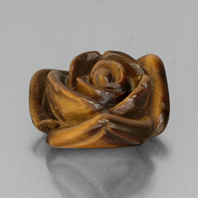 Tiger's eye marron naturelle forme fantaisie, 9,49 ct, opaque
