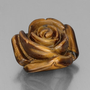 Tiger's eye marron naturelle forme fantaisie, 12,52 ct, opaque