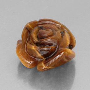 Tiger's eye marron naturelle forme fantaisie, 10,22 ct, opaque