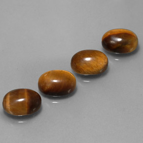 Achetez naturel ct marron tiger's eye gems, coupe ovale, en provenance thaïlande chez gemselect. en stock, livraison internationale!